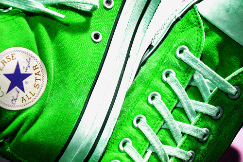 Paddy's Day Green Chucks